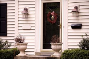 front entrance of home